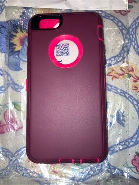 Apple iPhone Case pink and purple thick Protective Cover for iPhone SE